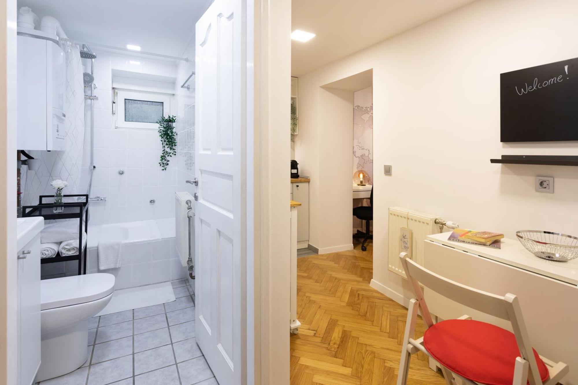 זאגרב Modern Studio Near British Square מראה חיצוני תמונה